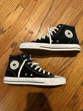 Converse Black and White High-Top Sneakers